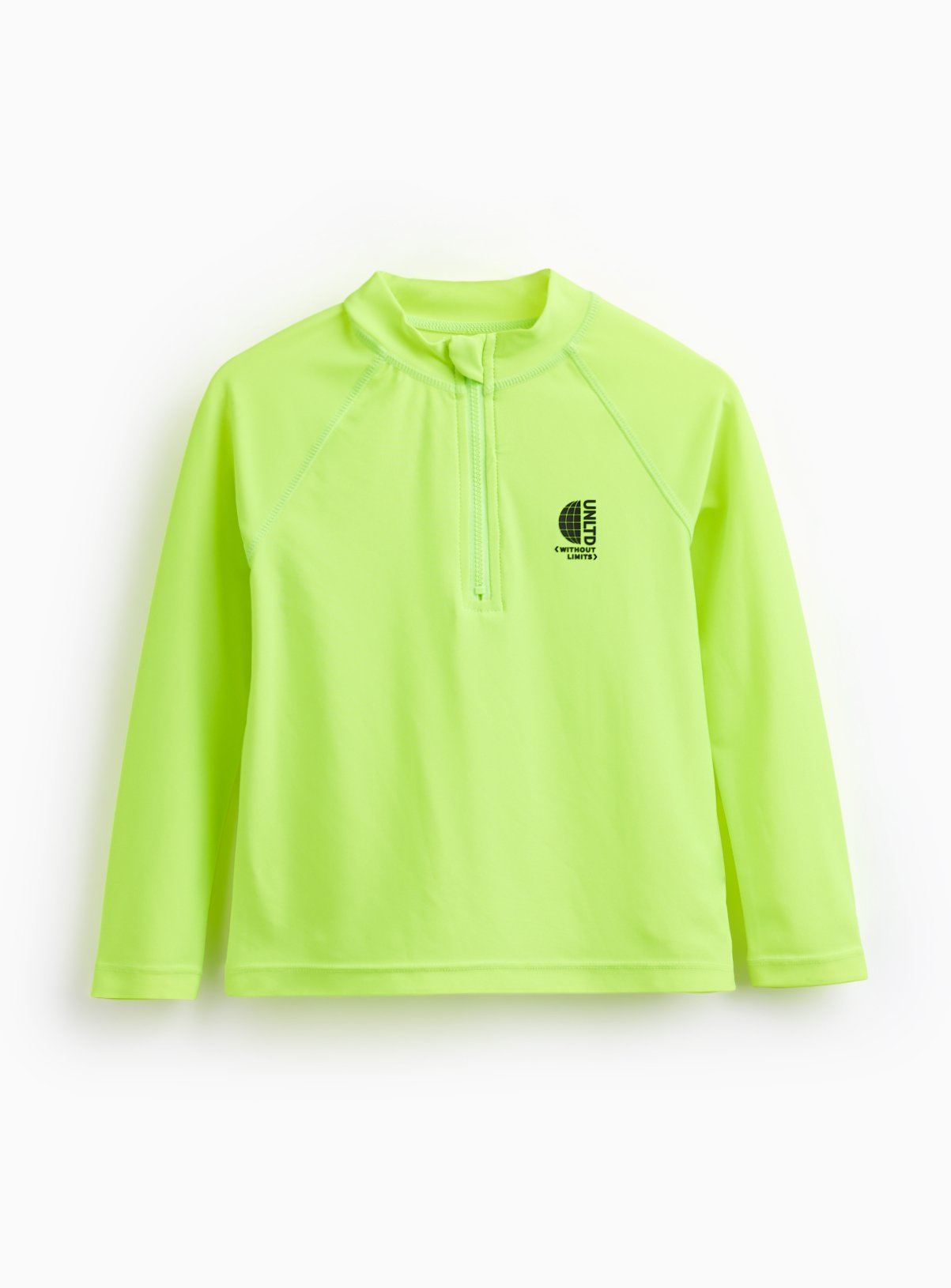 Neon Lime Rash Vest 10-11 years - Image 1 thumbnail
